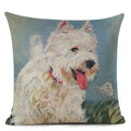 Colourful Bull Terrier & Dachshund 3D Cushion Cover for Home Sofa by Ljojo