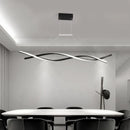 Ljojo Modern Aluminum Pendant Chandelier for Office and Dining Room