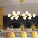 Designer Molecule Glass Pendant Lamp for Living Room by Ljojo