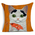 Cartoon Cat Pet Pillow Cover for Home Sofa Decor by Ljojo
