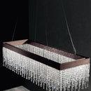 Ljojo Luxury Crystal LED Chandelier for Living Room, Modern Design Bedroom Fixture