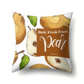 Fresh Fruits Watermelon Throw Pillow Covers by Ljojo