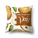 Fresh Fruits Watermelon Throw Pillow Covers by Ljojo