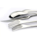 Ljojo 18/10 Stainless Steel Flatware Set - Knife Fork Spoon Cutlery Tableware