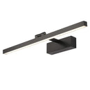 Ljojo 40CM Nordic Minimalist White Mirror Wall Lamp LED 9W Acrylic Black