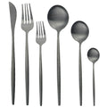 Ljojo 24/36Pcs Stainless Steel Flatware Cutlery Set Silverware Kitchen Tableware