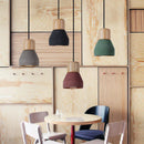 Ljojo Minimalist Concrete Pendant Light - LED E27 Nordic Hanging Fixture