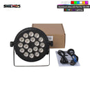 Ljojo™ LED Flat Par Lights 18x12W/18x18W RGBW Aluminum Alloy for Party KTV Disco DJ