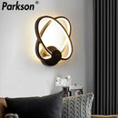 Ljojo LED Wall Lamp: Modern Simplicity for Indoor Living Room, Bedroom, and Aisle Lighting