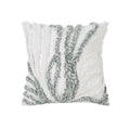 Beige Grey Tufted Coral Pillow Cover by Ljojo for Stylish Home Decor