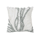 Beige Grey Tufted Coral Pillow Cover by Ljojo for Stylish Home Decor