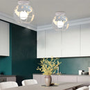 Geometric Iron Cage Ceiling Light by Ljojo: Modern Nordic Design for Home Decor