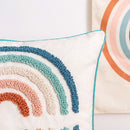 Floral Rainbow Cushion Cover by Ljojo - 45x45cm/30x50cm Loop Tufting Home Décor
