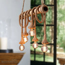 Bamboo Pendant Lights by Ljojo - Unique Loft Lighting for Kitchen and Bar Decor