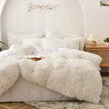 Ljojo Long Hair Velvet Duvet Cover Set - Queen Size