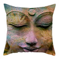 Buddha Pattern Throw Pillow Cover by Ljojo for Home, Car, Sofa Décor