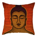 Buddha Pattern Throw Pillow Cover by Ljojo for Home, Car, Sofa Décor