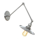 Ljojo Loft Chrome Bathroom Bedroom Wall Sconce Silver Metal Light