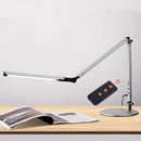Ljojo LED Desk Lamp with Clip 8W Swing Arm Study Office Bedside Dimmable Table Light