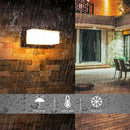 Ljojo 18W LED Outdoor Wall Sconce with Radar Motion Sensor IP66 Waterproof