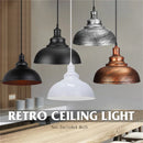 Ljojo Loft Iron Pendant Lights: Industrial Retro Kitchen Hanging Lamp