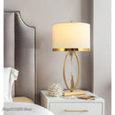 Ljojo Metal Pipe Table Lamp: Modern Nordic Living Room Decor Lighting