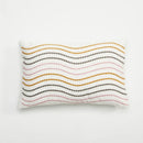 Chic Daisy Dandelion Embroidery Cushion Cover by Ljojo
