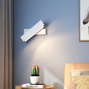 LED Wall Lamp Nordic Bedroom Bedside Light Rotating Living Room Black Sidelight by Ljojo