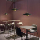 Ljojo Metal Pendant Light with Replaceable E27 Bulb for Dining, Bar, and Cafe