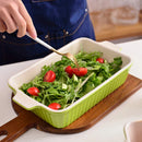 Ljojo 4-Piece Ceramic Handle Baking Dish Set for Lasagne/Pie/Casserole/Tapas