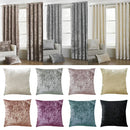 Crushed Velvet Grey Cushion Cover by Ljojo - Nordic Luxury Home Decor