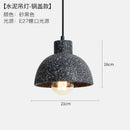 Ljojo Loft Industrial Edison Pendant Lights - Modern Nordic Cement LED Fixture