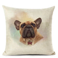 Colourful Bull Terrier & Dachshund 3D Cushion Cover for Home Sofa by Ljojo