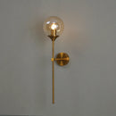 Golden Round Glass Ball Wall Lamp by Ljojo: Nordic Design LED Wall Lights