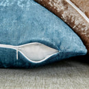 Ljojo Luxury Velvet Beige Cushion Cover for Elegant Home Decor