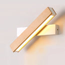 LED Solid Wood Wall Lamp Modern Bedroom Lighting Ljojo Whirling Study Lamps