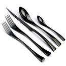 Ljojo 18/10 Stainless Steel Flatware Set - Knife Fork Spoon Cutlery Tableware