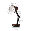 Ljojo Mini Desk Lamp: Foldable Magnetic Night Light with Clip, Eye Protection, Study and Reading Bedside Light.