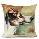 Colourful Bull Terrier & Dachshund 3D Cushion Cover for Home Sofa by Ljojo