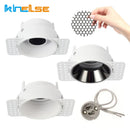 Adjustable LED Ceiling Downlight for GU10/MR16/MR11 Bulb, Ljojo Spot Lighting Fixture