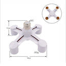 Ljojo 4-in-1 E27 Lamp Holder Converters: Enhance Light Fixtures Efficiently