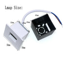 Ljojo 1W LED Outdoor Waterproof Embedded Wall Stairs Step Lights, High Quality Night Light NR-02