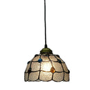 8 Inch American Stained Glass Chandelier Tiffany Style Elegant European Antique Lighting by Ljojo