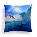 Ljojo Lion Dolphin Horse Cushion Cover 45x45cm - Home Sofa Car Pillow Cover