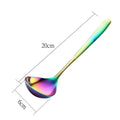Ljojo Long Handle Soup Spoon - Stainless Steel Cutlery Dinnerware