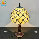 Gypsophila Small Lamp Housing Children Contracted Night Light Tiffany Crystal Bedside Lamp Metal Base E27