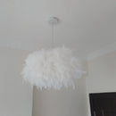 Ljojo LED Feather Pendant Lights for Stylish Home Decor