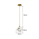 Ljojo Luxury Postmodern Copper Crystal Chandeliers - Modern Minimalist Pendant Lighting