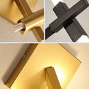 Ljojo Minimalist Nordic Gold Black Wall Light Sconces with G9 Bulb