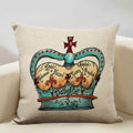 Ljojo Life Beautiful Words Linen Cushion Cover 45x45cm Luxe Bedroom Decor